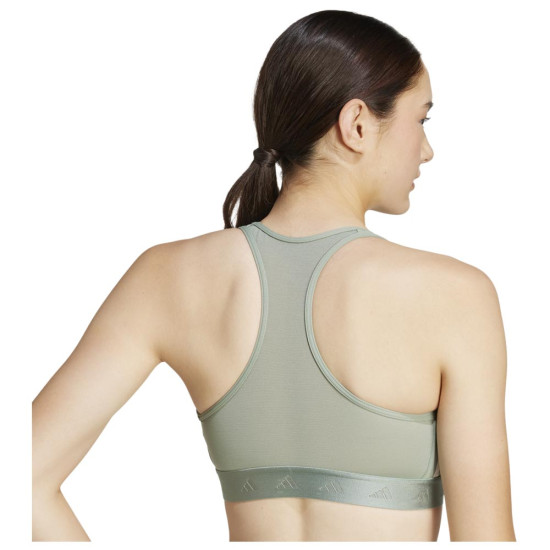 Adidas Γυναικείο μπουστάκι Powerreact Hyperglam Medium-Support Bra